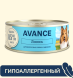 Avance - Консервы для собак и щенков, с Лососем, 100 гр