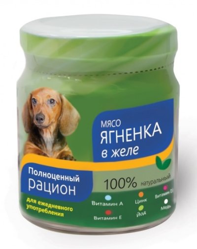 TiTBiT - Консервы для собак мелких пород с мясом ягненка в желе