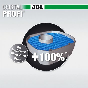 JBL - Внешний фильтр для аквариумов объемом 40-120 л (40-80 см) (CristalProfi e402 greenline)