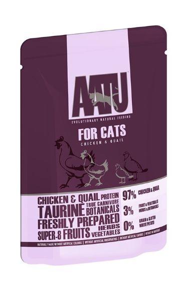 9186.580 AATU For Cats Chicken &amp; Quail - Paychi dlya koshek  Kyrica i Perepel 85gr foto8642v.jpg