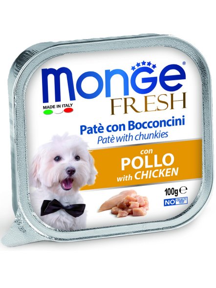 Monge Dog Fresh - Консервы для собак курица 100г