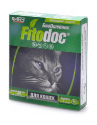 Фитодок - Ошейник репеллентный для кошек, 35 см