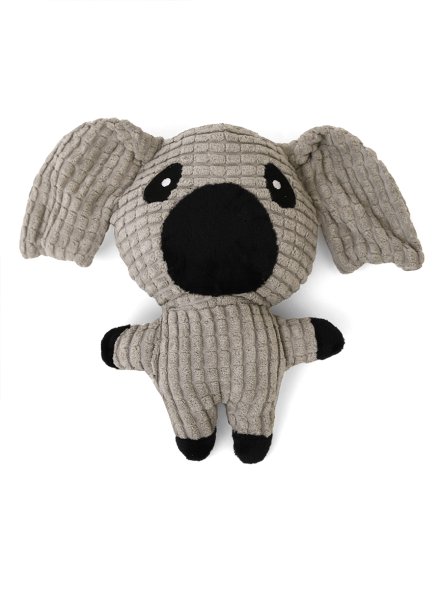 PetSHOP - Игрушка для собак мягкая с пищалкой, вельвет, 17-23 см