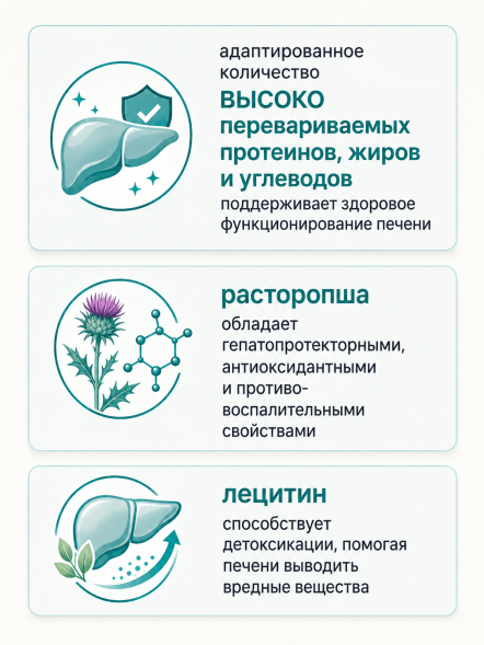 Organix Preventive Hepatic - Сухой корм для кошек, Поддержание здоровья печени, (Профилактика)
