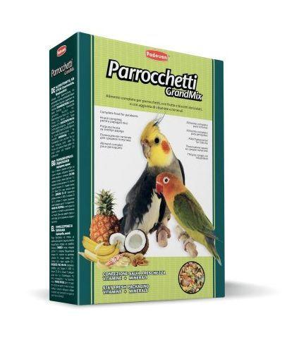 15563.580 Padovan Grandmix Parrocchetti - Korm dlya srednih popygaev kypit v zoomagazine «PetXP» Padovan Grandmix Parrocchetti - Корм для средних попугаев
