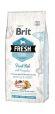 Brit Fresh - Корм для собак крупных пород, с рыбой и тыквой