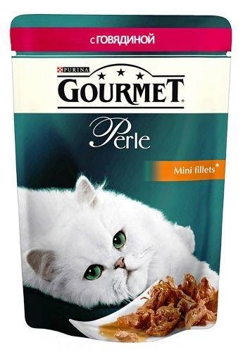 Gourmet Perle - мини-филе с говядиной в подливке 85гр