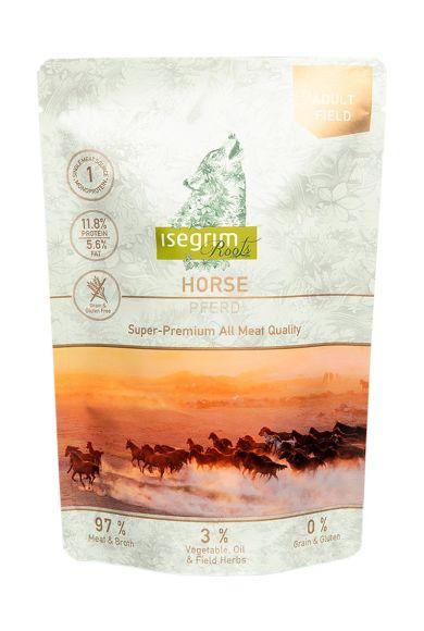 Isegrim Roots - Паучи для собак Конина со смесью овощей 410гр