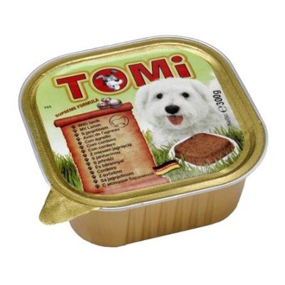 ToMi - Паштет для взрослых собак всех пород, с ягненком 300 гр ToMi - Паштет для взрослых собак всех пород, с ягненком 300 гр