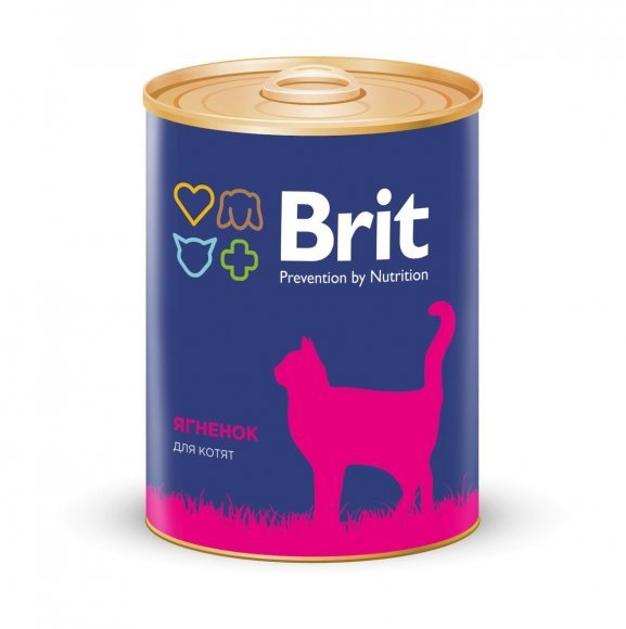 Brit Lamb For Kitten - Консервы для котят, с ягненком, 340гр