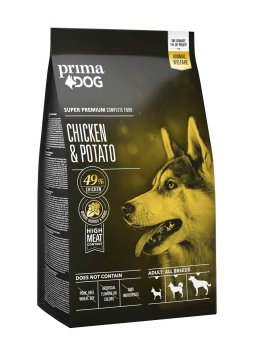 Prima Dog Adult Dog - Сухой корм для собак с курицей и картофелем