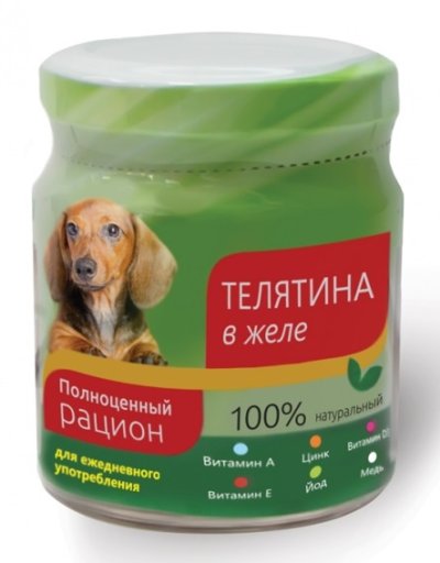 TiTBiT - Консервы для собак мелких пород с телятиной в желе