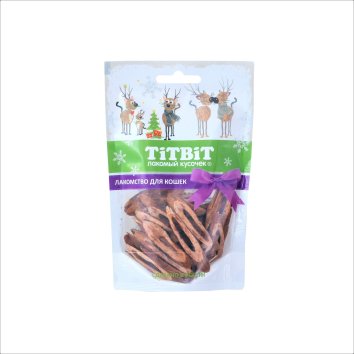 TiTBiT - Новогодняя коллекция Колечки мясные для кошек 40гр