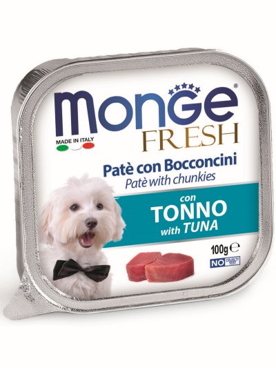 Monge Dog Fresh - Консервы для собак тунец 100г
