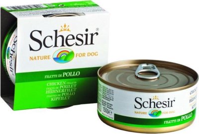 Schesir - Консервы для собак с цыпленком 150 гр