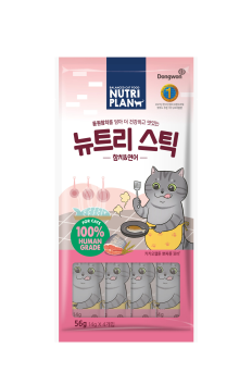Nutri Plan - Пюре для кошек, с Тунцом и Лососем, 14гр*4