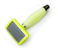 Pet Star - Пуходерка пластиковая, с силиконовой ручкой