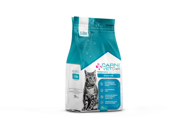 Carni Life VetDiet Struvite - Сухой корм для кошек, растворение струвитов 1,5кг