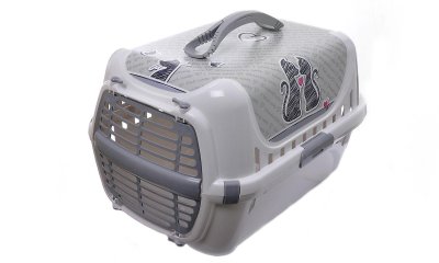 Moderna Trendy - Переноска "Влюбленные коты" с пластиковой дверцей, 49х32х30 (in love) Moderna Trendy - Переноска