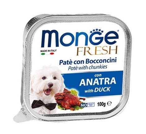 Monge Dog Fresh - Консервы для собак утка 100гр