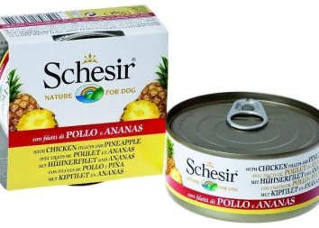 Schesir - Консервы для кошек с цыпленком и ананасом 75 гр