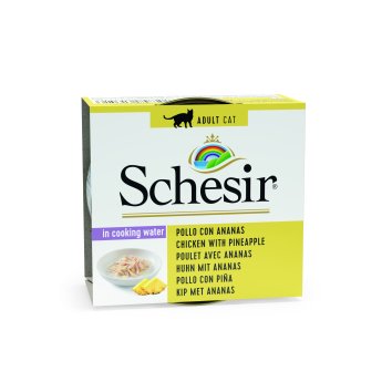 Schesir - Консервы для кошек с цыпленком и ананасом 75 гр