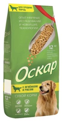 Оскар - Сухой корм для Собак с ягненком 12кг Оскар - Сухой корм для Собак с ягненком 12кг