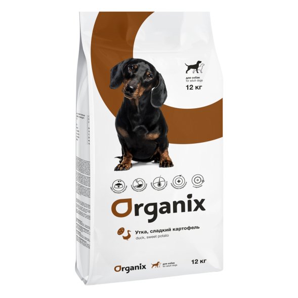 Organix - Сухой корм для собак, с уткой и картофелем