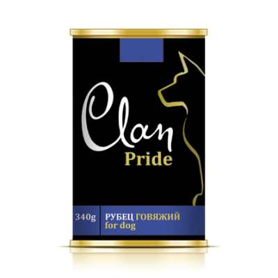 Clan Pride - Консервы для собак, рубец говяжий, 340 гр Clan Pride - Консервы для собак, рубец говяжий, 340 гр