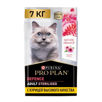 Pro Plan Nature Elements - Сухой корм для кастрированных кошек, с цыпленком