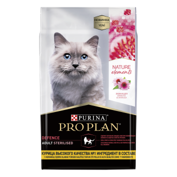 Pro Plan Nature Elements - Сухой корм для кастрированных кошек, с цыпленком