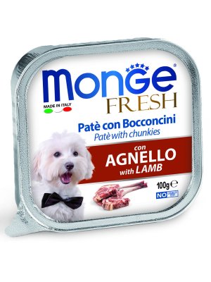 Monge Dog Fresh - Консервы для собак ягненок 100гр Monge Dog Fresh - Консервы для собак ягненок 100гр