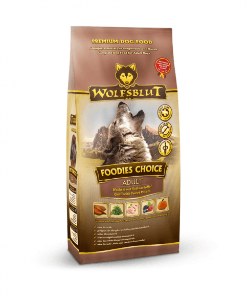Wolfsblut Foodies Choice Adult - Сухой корм для собак, с Перепелкой и Бататом