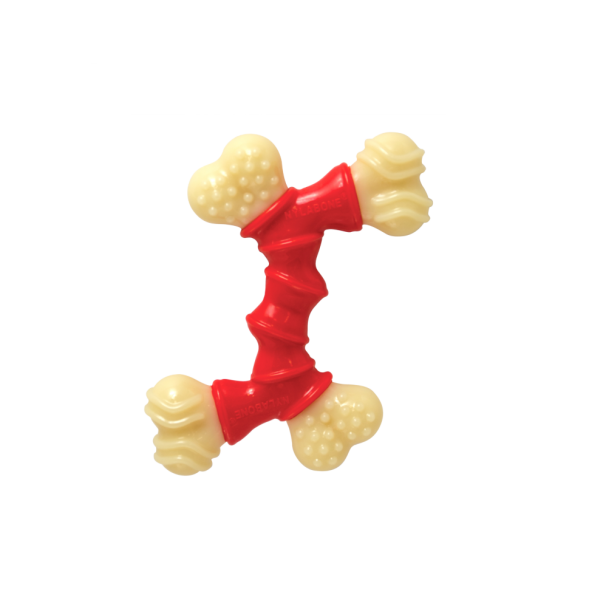Nylabone - Двойная косточка экстра-жесткая, аромат бекона