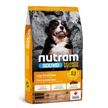 Nutram S3 Puppy Large - Сухой корм для щенков крупных пород 11,4 кг