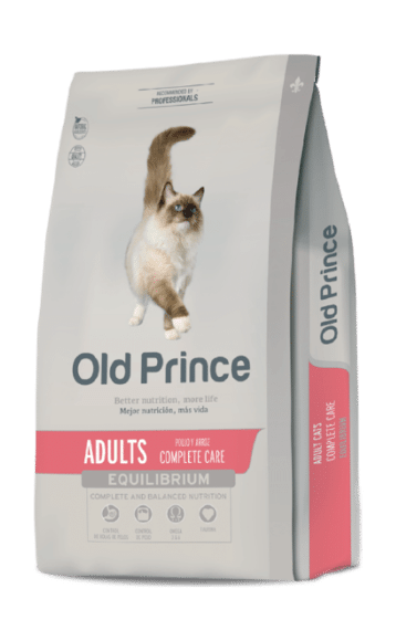Old Prince Equilibrium Cat Complete Care - Сухой корм для взрослых кошек, Комплексный уход, Цыпленок