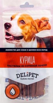 Delipet Пастилки из курицы
