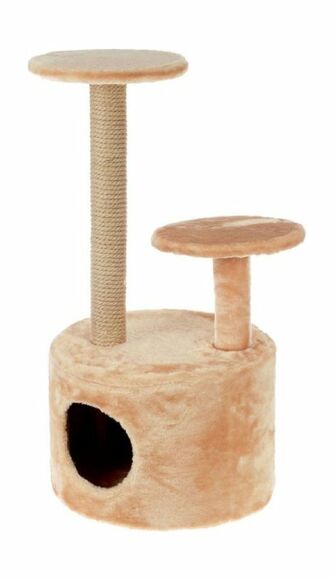 ВАКА - Домик - Когтеточка для кошек, круглый с двумя площадками № 6