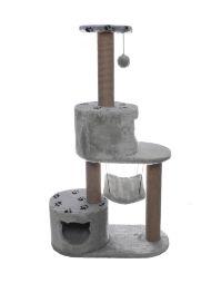 Yami-Yami Ротонда - Игровой комплекс-когтеточка для кошек, 72*36*127см, джут