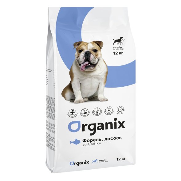 Organix - Сухой корм для собак, с лососем и форелью