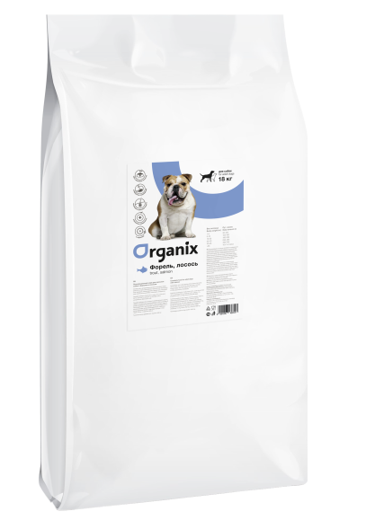 Organix - Сухой корм для собак, с лососем и форелью