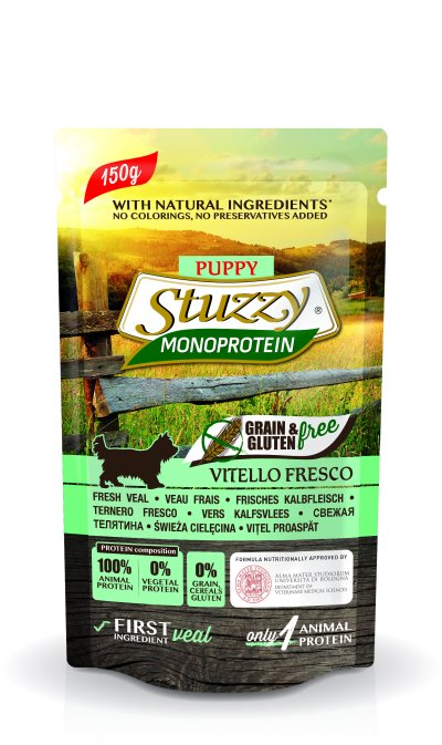 Stuzzy Monoprotein (Монопротеин) - консервы для щенков с телятиной 150гр