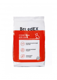 BreedEX - Сухой корм для взрослых собак средних и крупных пород, с Курицей и Рисом
