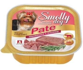 Зоогурман - Консервы для собак "Smolly dog" Телятина с языком 100 гр