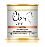 Clan Vet Urinary - консервы для кошек Профилактика МКБ 240 гр