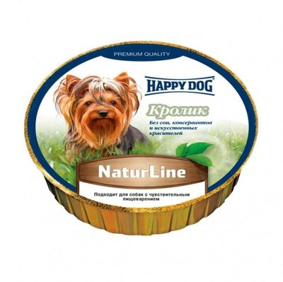 Happy Dog - Нежный мясной паштет для собак 125 гр