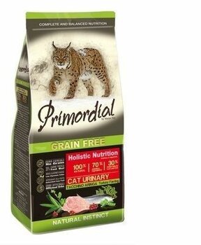 Primordial - Сухой корм для кошек с МКБ, беззерновой, индейка, сельдь