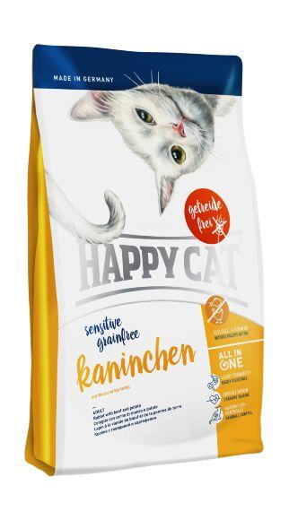 Happy Cat Sensitive Grainfree Kaninchen - Сухой корм для кошек с чувствительным пищеварением, с кроликом