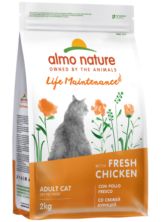 Almo Nature Холистик - Сухой корм для взрослых кошек, со свежей курицей