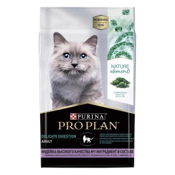 Pro Plan Nature Elements - Сухой корм для взрослых кошек, с индейкой